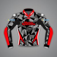 Veste de moto camouflée