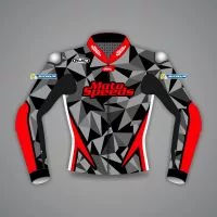 Veste de moto camouflée