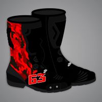 Bottes en cuir Supermoto