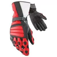 Gants de moto rouges