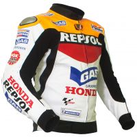repsol honda veste de cuir