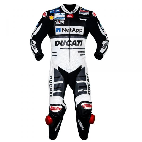 ducati costume en cuir noir