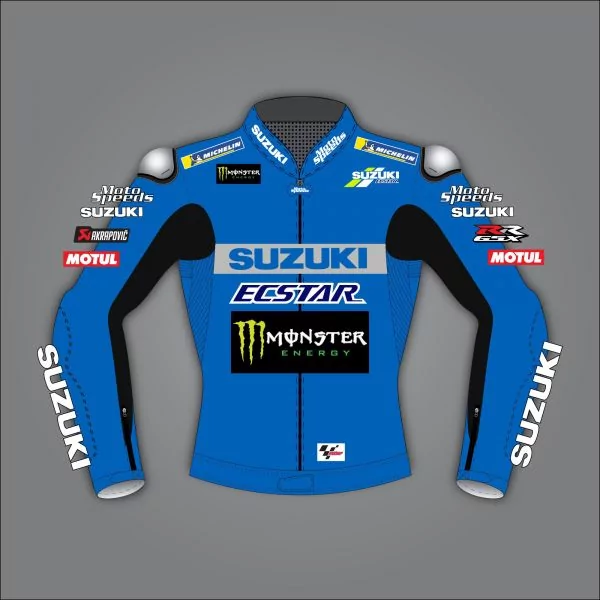 veste Suzuki GSXR bleue