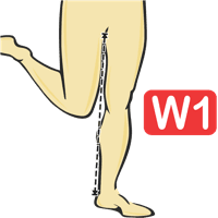 Entrejambe à cheville