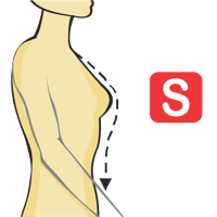 Cou à la taille – Devant