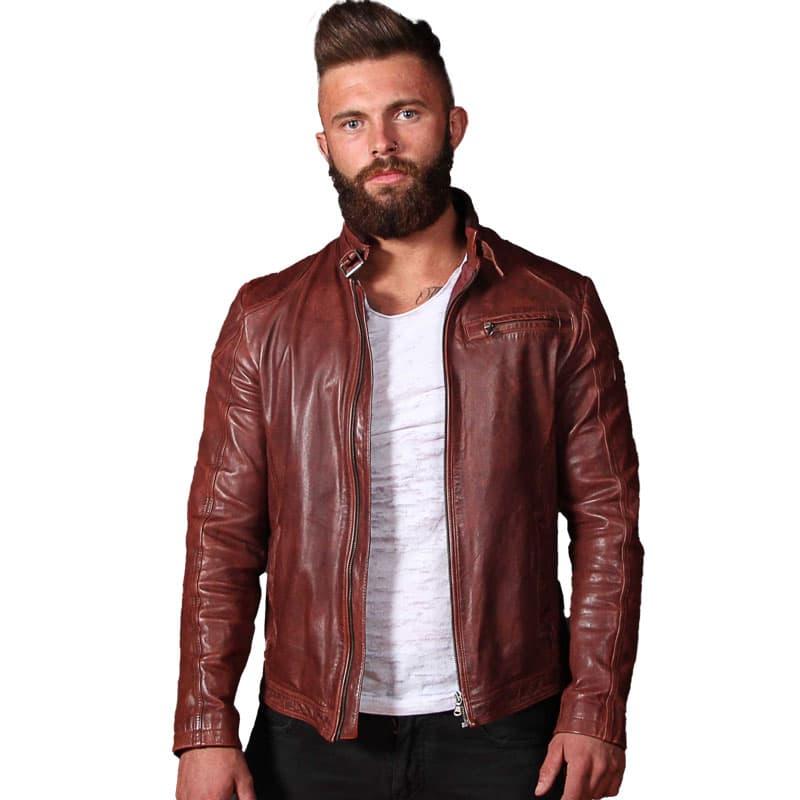 Vêtements en cuir pour hommes